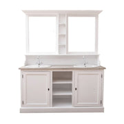 MAISON fenyőfa fürdőszobabútor tükörrel 210 cm