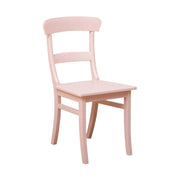 Barack színű, retró stílusú, fenyőfa étkezőszék.