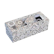 2 darab mozaikmintás porcelán bögre szett ablakos díszdobozban