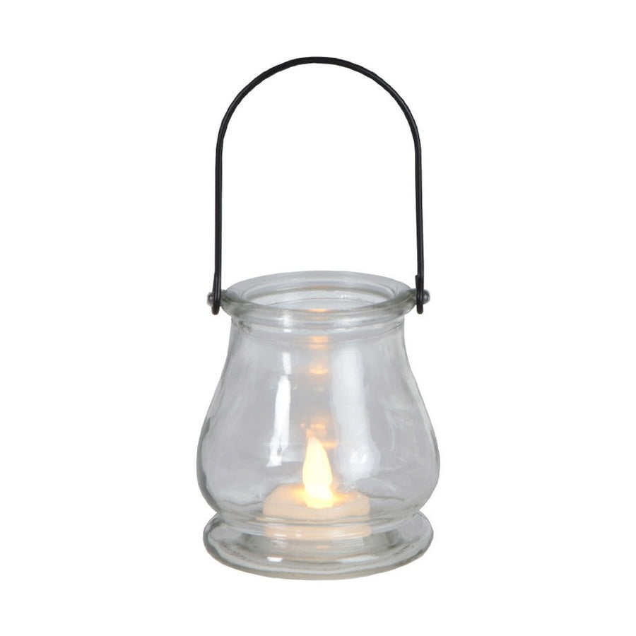 JARA üveglámpás LED gyertyával 9,5 cm