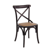 Fekete színű, thonet jelleg étkezőszék.