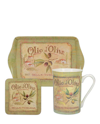 Time for Tea bögrés ajándékszett "Olio d' Oliva"