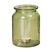 FERN üveg mécsestartó 15 cm