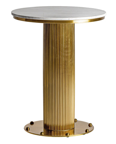 Art Deco stílusú fém bárasztal Ø 60 cm "Dolny"