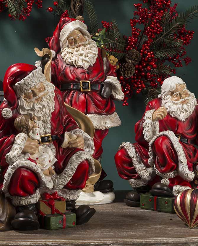 Vintage Télapó 35 cm "Classic Santa"