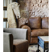 Akácfából faragott lófej szobor 90 cm