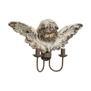 Shabby Chic stílusú angyalos falilámpa