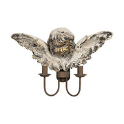 Shabby Chic stílusú angyalos falilámpa