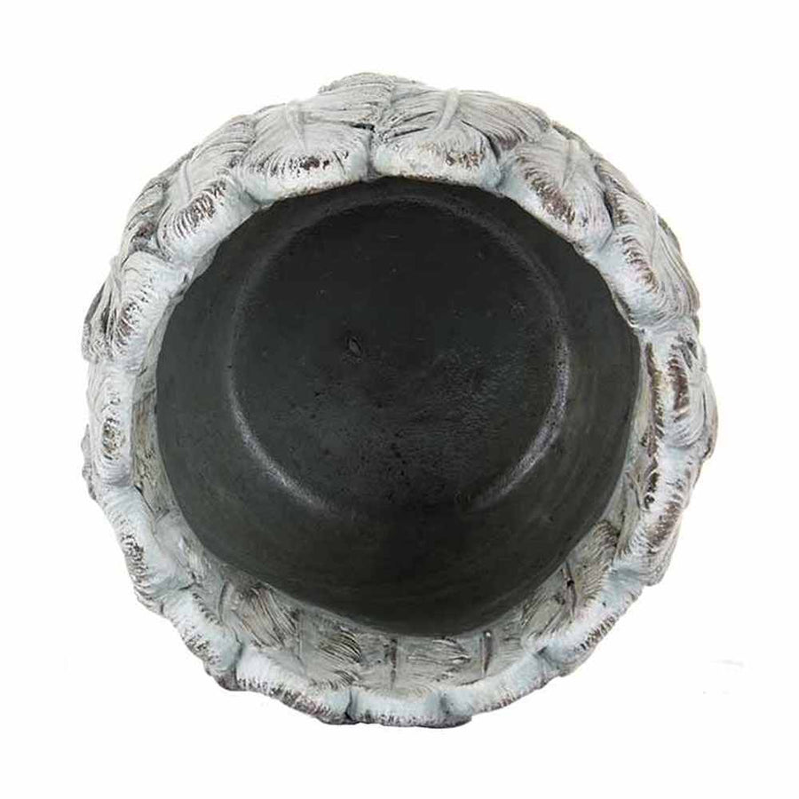 Madártoll mintázatú kaspó