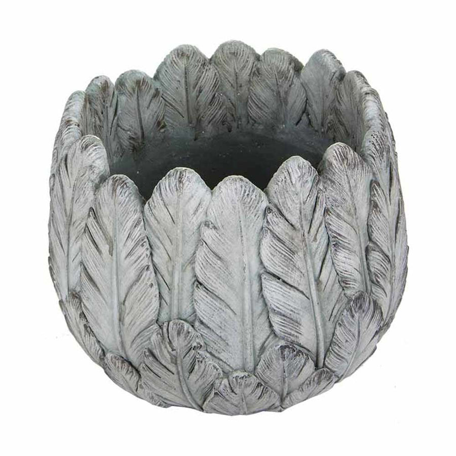 Madártoll mintázatú kaspó