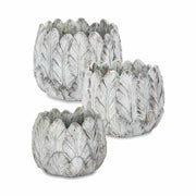 Madártoll mintázatú kaspó