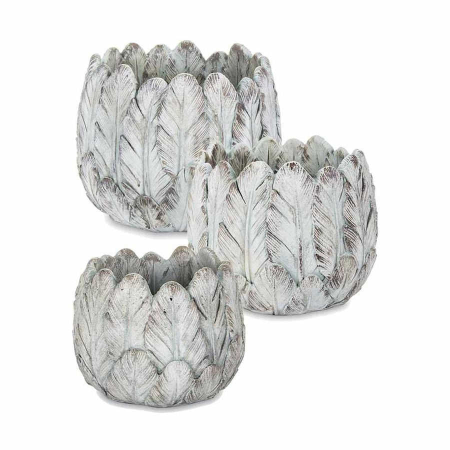 Madártoll mintázatú kaspó