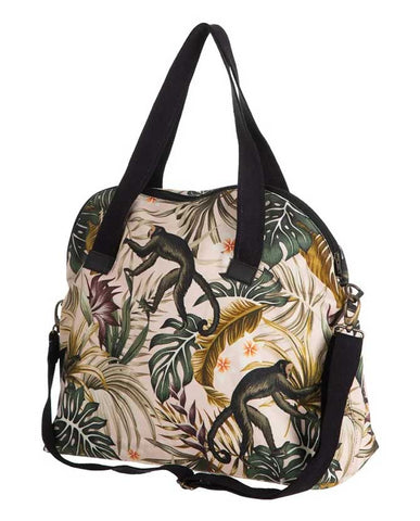 100 % pamutból készült, 62 cm hosszú, egyedi dizájnú, a jelenleg nagyon divatos egzotikus stílusú női táska