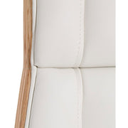 Fehér műbőr kárpit