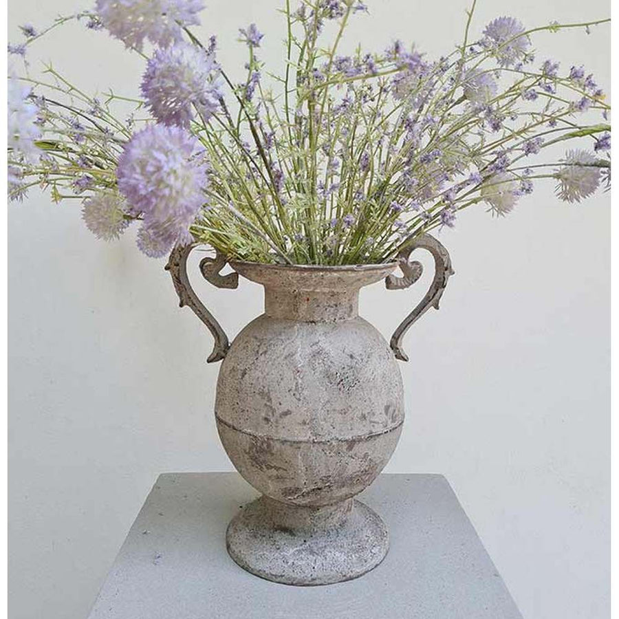 Bokrosan ágas szárú, lila színű dekorációs díszhagyma művirág