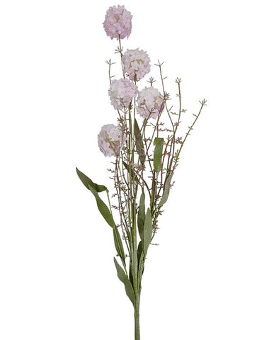 Prémium minőségű, élethű megjelenésű, 83 cm magas, mesterséges rózsaszín színű mezei művirág