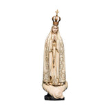 Fátimai Szűzanyát ábrázoló figura.