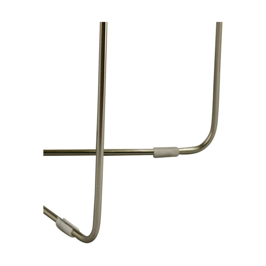 Réz színű, kör alaprajzú, modern stílusú fém kisasztal