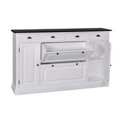 Fenyőfából készült cipősszekrény 4 darab fiókkal