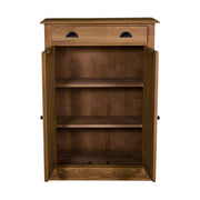 Fenyőfából készült előszobaszekrény 2 darab fiókkal