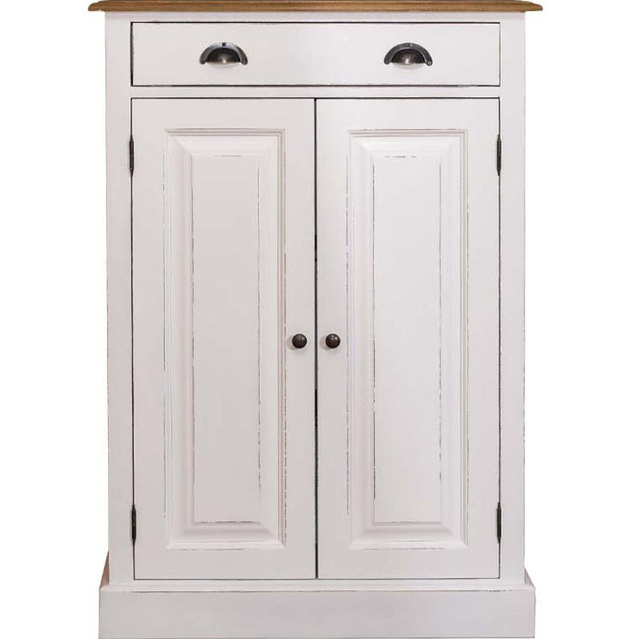 Fenyőfából készült előszobaszekrény 2 darab fiókkal