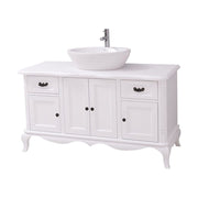 Fenyőfából készült 2 fiókos mosdószekrény