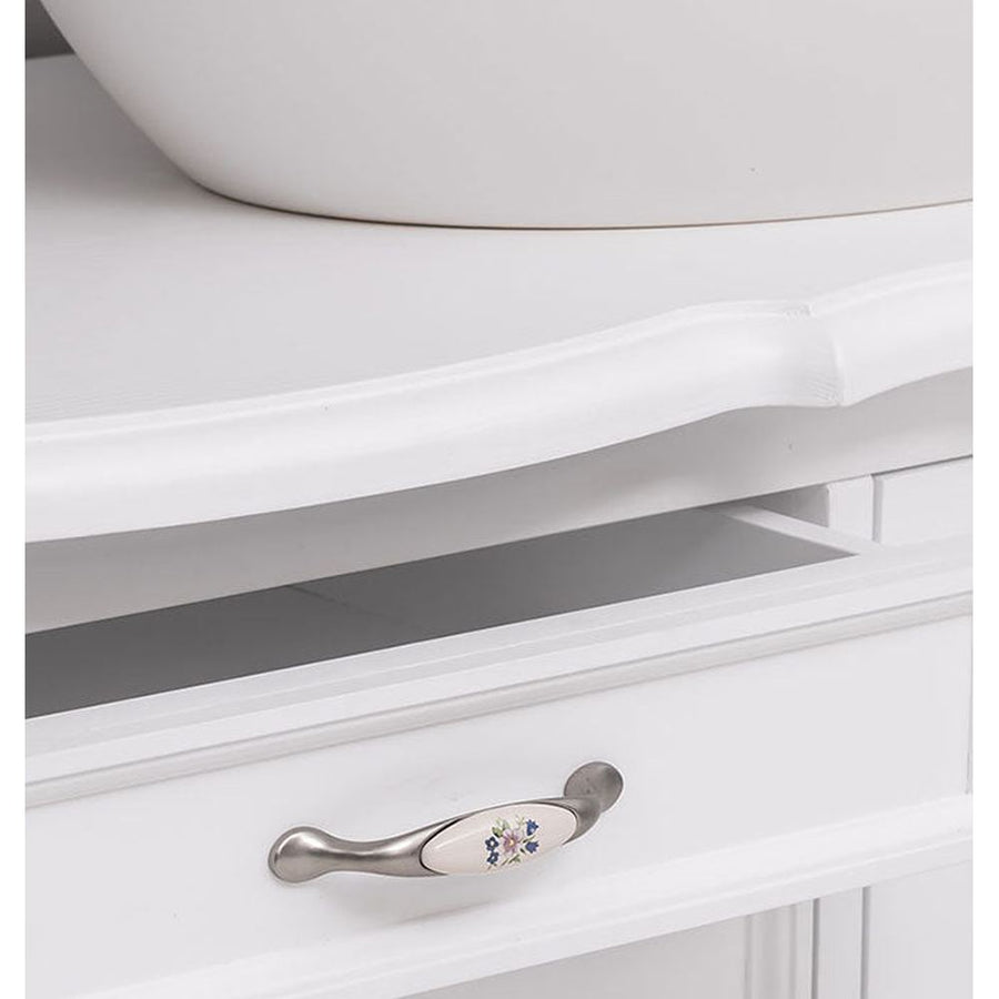 Fenyőfából készült 3 fiókos mosdószekrény