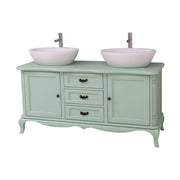 Fenyőfából készült 3 fiókos mosdószekrény