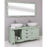 Fenyőfából készült 3 fiókos mosdószekrény