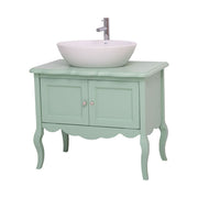 Fenyőfából készült mosdószekrény