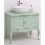 Fenyőfából készült mosdószekrény