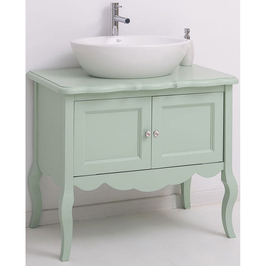 Fenyőfából készült mosdószekrény