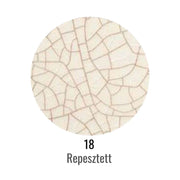 Repesztett kerámia színminta.