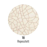 Repesztett kerámia minta.