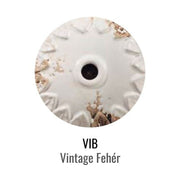 Vintage fehér színű kerámia színminta.