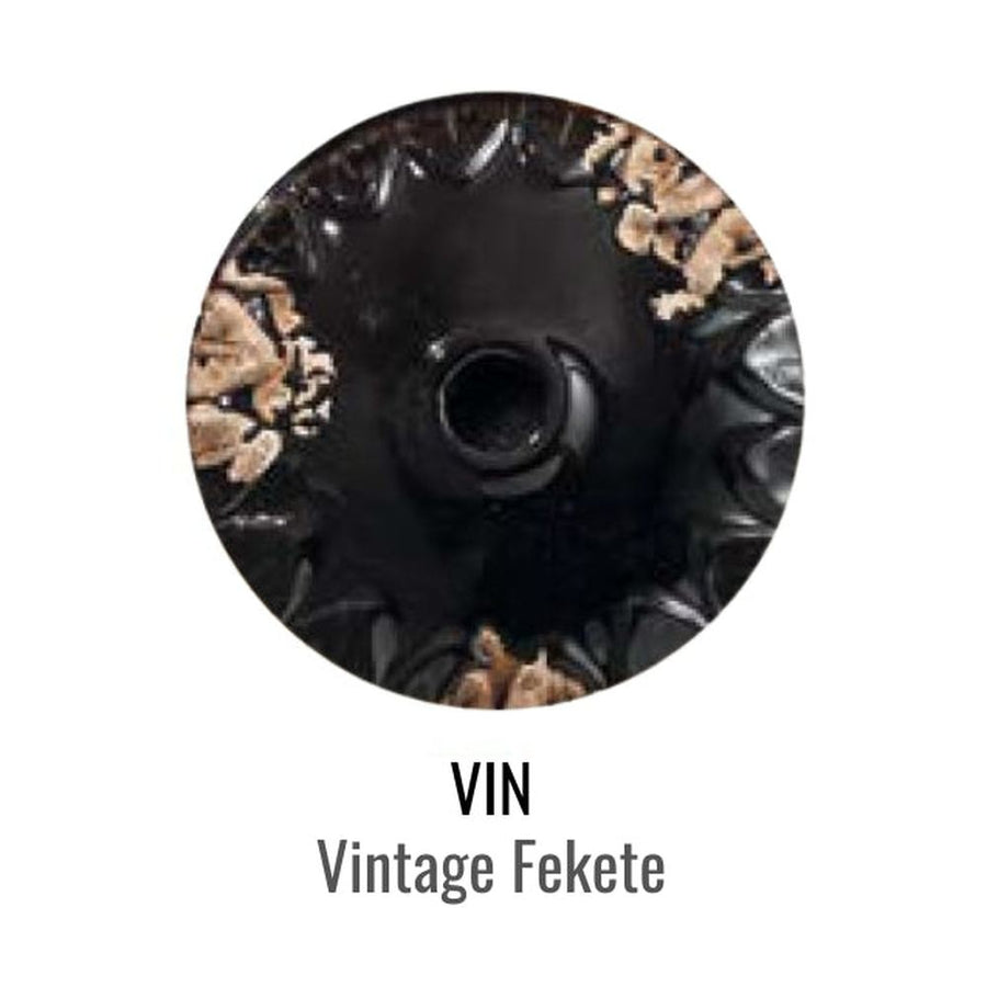 Vintage fekete színű kerámia színminta.