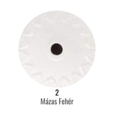 Mázas fehér kerámia minta.