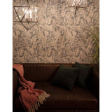 Modern, Art Deco stílusú, aranyszínű fémből és víztiszta üvegből készült, 35 cm átmérőjű, ikozaéder formájú, beltéri függesztek lámpa.