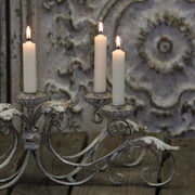 Shabby Chic stílusú ötágú Antoinette gyertyatartó