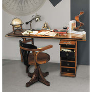 Prémium kategóriás, kemény juharfából készült kézműves Thonet irodai forgószék