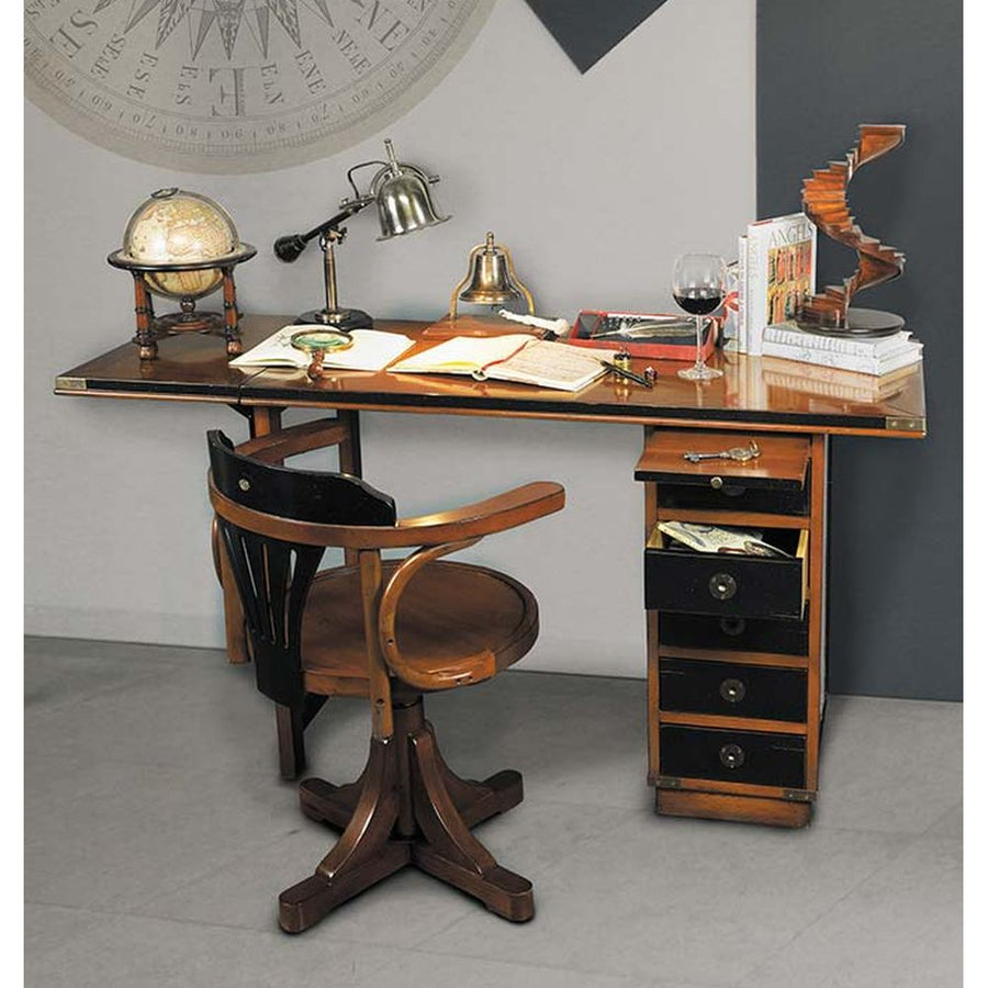 Prémium kategóriás, kemény juharfából készült kézműves Thonet irodai forgószék