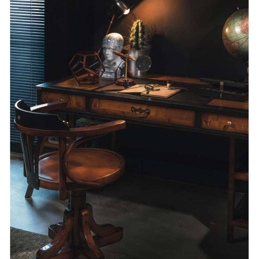 Prémium kategóriás, kemény juharfából készült kézműves Thonet irodai forgószék