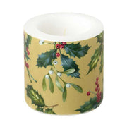 Karácsonyi átvilágítós gyertya 7,5 cm "Esther Gold"