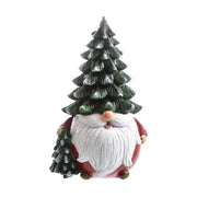 Skandináv stílusú, mókás megjelenésű, karácsonyi manó figura fenyősapkában.