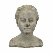 Antikot felületű kislány mellszobor 