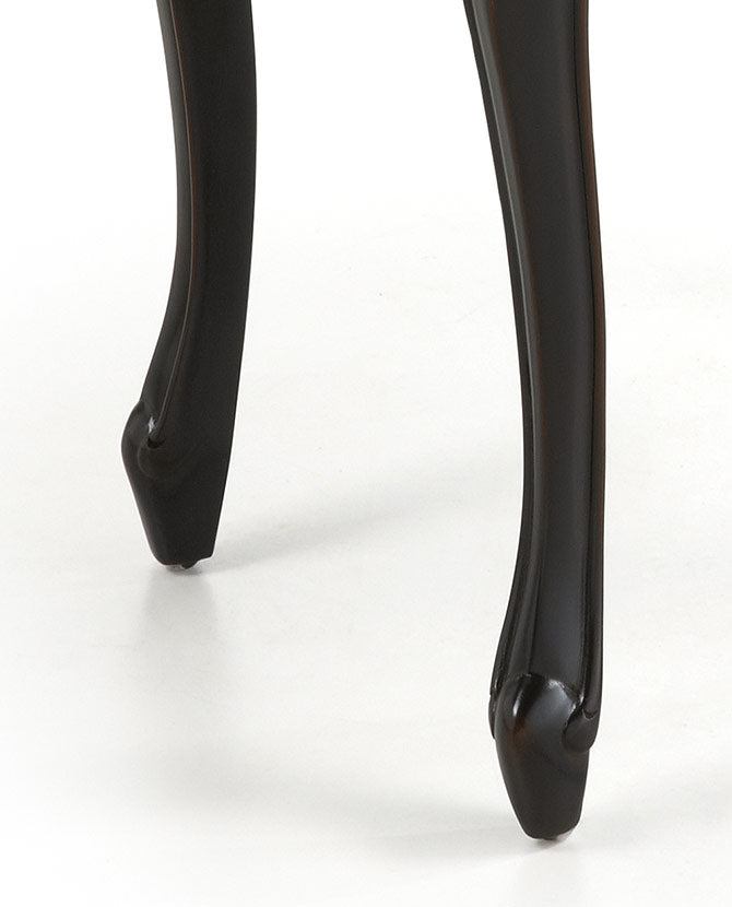 Fekete színű mahagónifa bútor lábak-