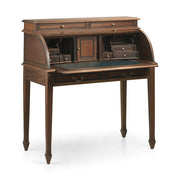 Mahagónifából készült klasszikus koloniál stílusú kézműves szekreter