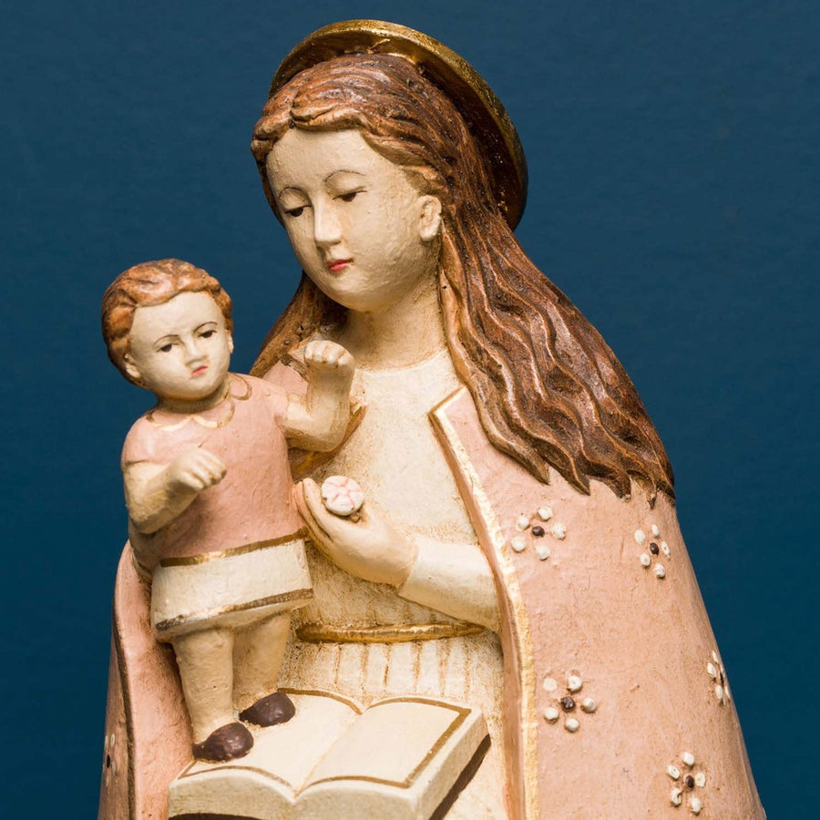 Az úgynevezett Hummel Madonnák egyik legnépszerűbb alakját, a Virágos Madonnát ábrázoló műgyanta figura