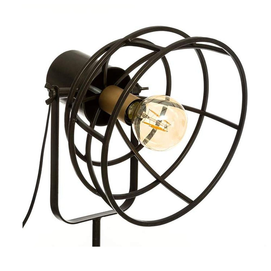 Loft stílusú, 124 cm magas, fémből készült, 3 lábú tripod állólámpa