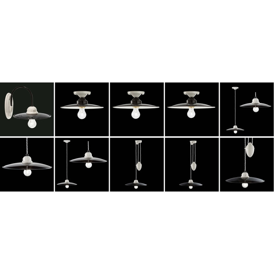 Ferroluce Black and White lámpa kollekció.